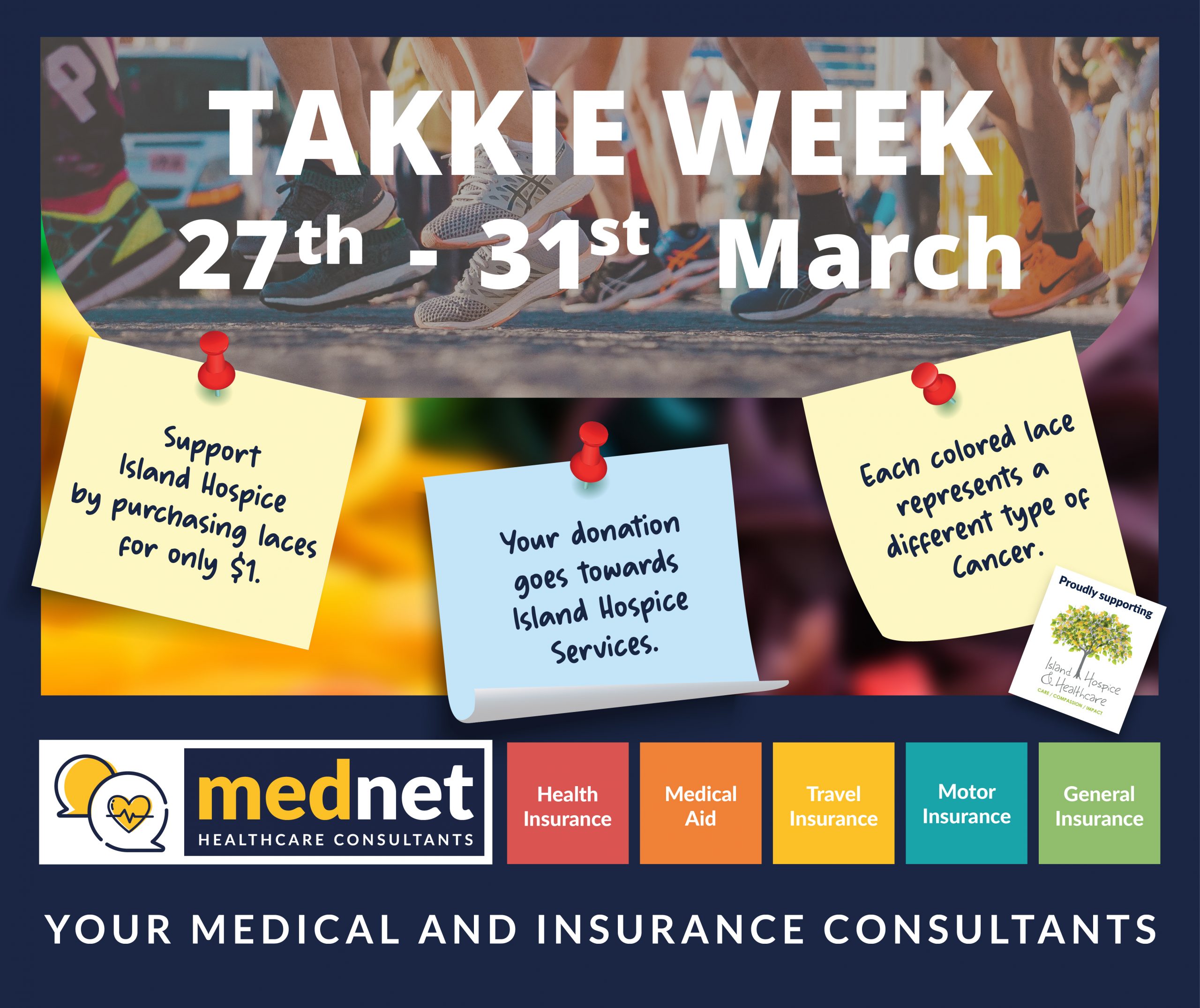 MedNet Takkie Week Cancer Awareness Social Media Poster